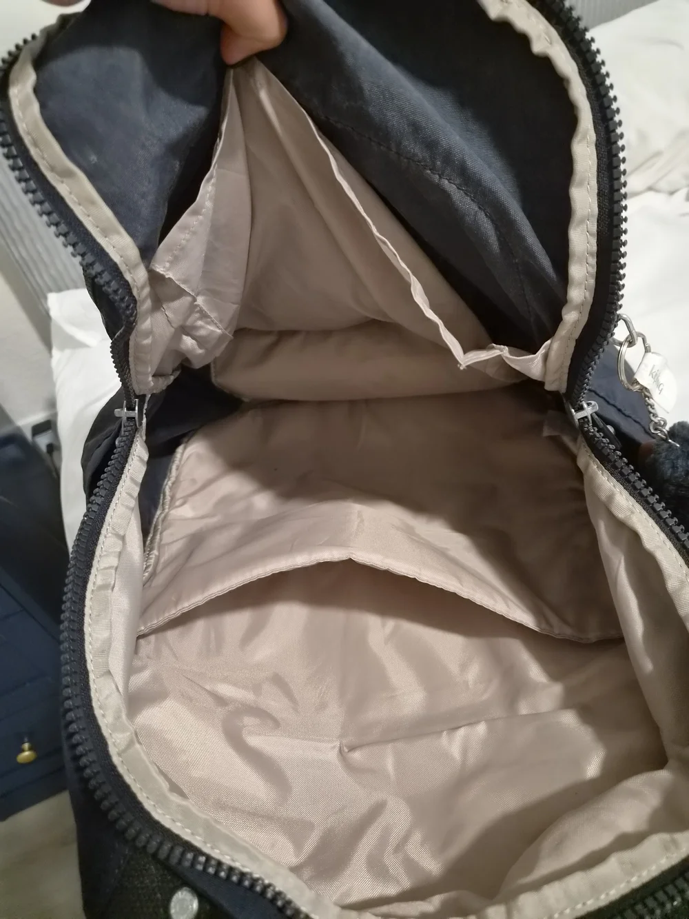 Kipling Blue Nylon Everyday Backpack - Casual Men’s Bag